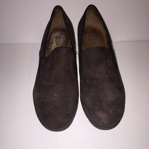 Donald J Pliner Melia Brown Suede Wedges